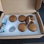 12 Bronzen of messing Handgrepen / Kastknoppen, Minder dan 50 cm, Nieuw, Ophalen of Verzenden, Minder dan 25 cm