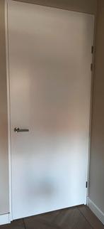 Opdekdeur 93 x 231,5 wit, Ophalen, 80 tot 100 cm, 215 cm of meer, Binnendeur