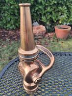 Vintage koperen Chief Elkhart Brandweer spuitmondstuk, Ophalen of Verzenden