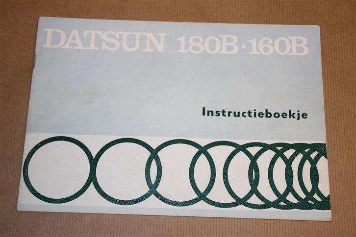 Datsun 180B - 160B Instructieboekje - 1972, Auto diversen, Handleidingen en Instructieboekjes, Ophalen of Verzenden