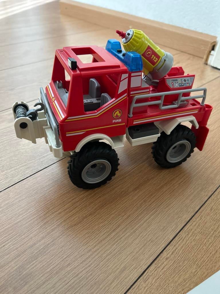 Playmobil Brandweerauto, Ophalen of Verzenden, Gebruikt