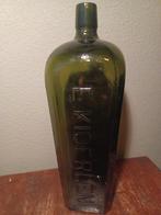 oude groene glazen jenever fles tjap toewan, Ophalen of Verzenden