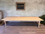 Franse boerentafel - 350 x 115 cm + 77 cm hoog, Huis en Inrichting, 100 tot 150 cm, Eikenhout, 200 cm of meer, Ophalen of Verzenden