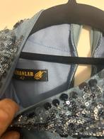 Elegante blauwe jurk Sinanlar - Maat 42, Blauw, Maat 42/44 (L), Ophalen of Verzenden, Zo goed als nieuw