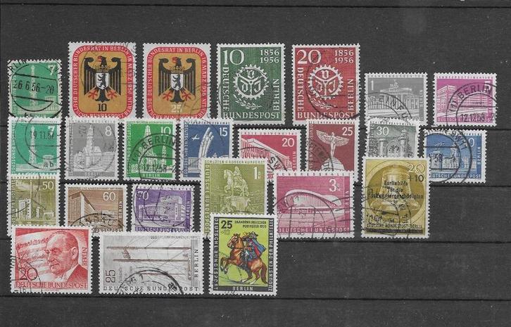 Berlijn, jaargang 1956, gestempeld, kompleet., Postzegels en Munten, Postzegels | Europa | Duitsland, Gestempeld, Overige periodes