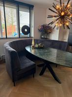 Grote eetkamerbank, Huis en Inrichting, Ophalen, Zo goed als nieuw, Modern, 4 tot 6 stoelen