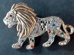 Broche B16 Leeuw, Verzenden, Nieuw, Goud, Overige materialen