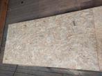 Osb platen 9 mm met rechte kant 122x244, Minder dan 25 mm, Ophalen of Verzenden, Zo goed als nieuw, Plank
