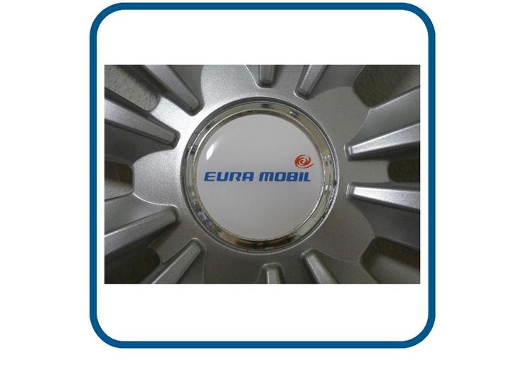 Eura mobil doming naafstickers caravan en camper 3D, Epoxy, Verzamelen, Stickers, Nieuw, Overige typen, Verzenden