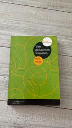 Van gedachten wisselen, Boeken, Studieboeken en Cursussen, Ophalen of Verzenden, Gelezen, WO