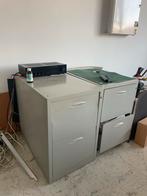 2 metalen ladekasten voor hangmappen, Huis en Inrichting, Kasten | Ladekasten, Ophalen, Gebruikt