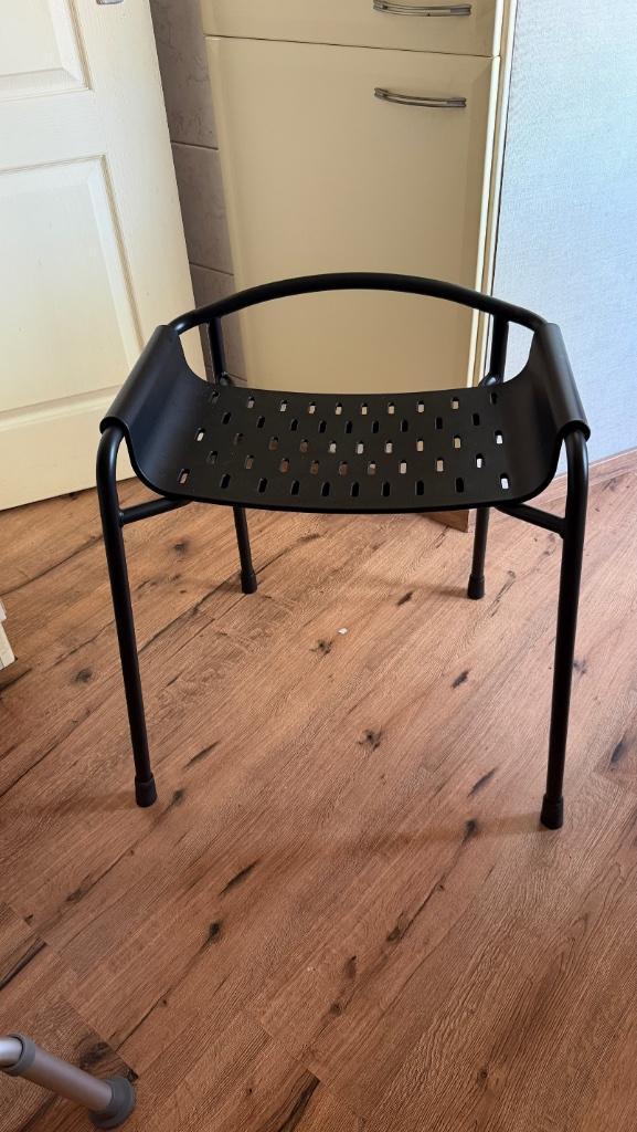 Douchestoel, antraciet Ikea, Diversen, Rollators, Nieuw, Ophalen of Verzenden