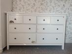 Witte commode met 8 lades, Huis en Inrichting, Ophalen, Gebruikt, 100 tot 150 cm, 25 tot 50 cm
