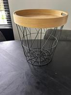 Bijzet tafeltje, Ophalen, Minder dan 55 cm, Rond, Zo goed als nieuw