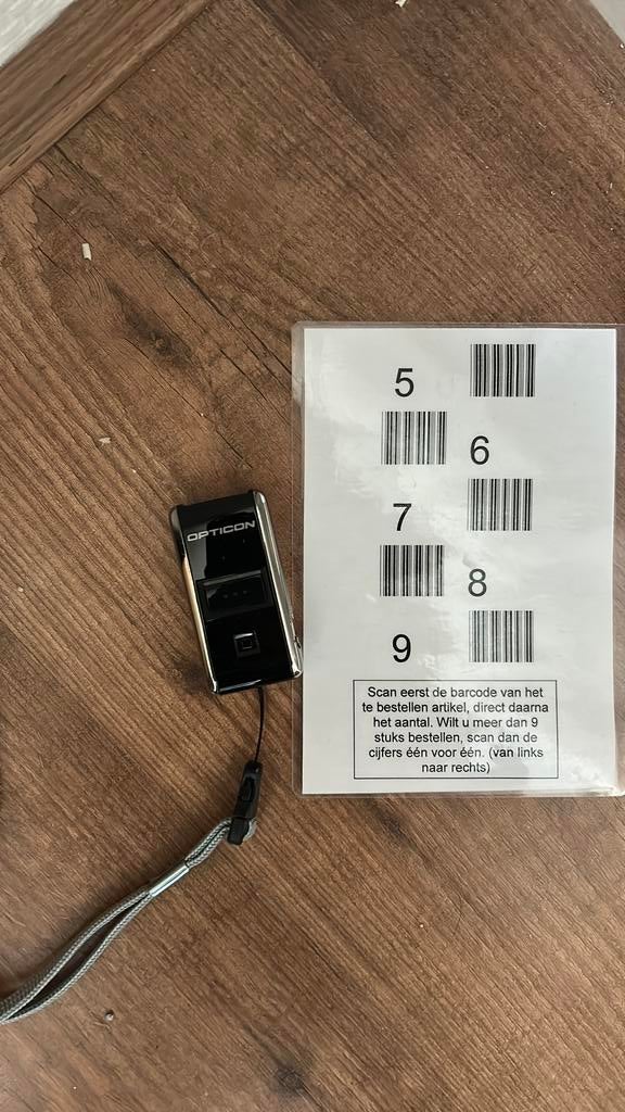 Barcode bestel scanner, Ophalen of Verzenden, Zo goed als nieuw