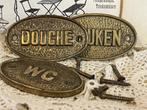 Vintage deurplaatjes, Antiek en Kunst, Ophalen of Verzenden