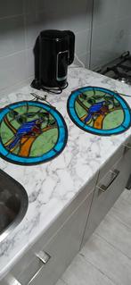 Glas-in-lood raamhangers met vogelmotief, Huis en Inrichting, Ophalen of Verzenden, Gebruikt