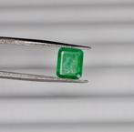 Natuurlijke smaragd 1,67 ct (IGI), emerald cut, vivid green, Ophalen of Verzenden, Nieuw