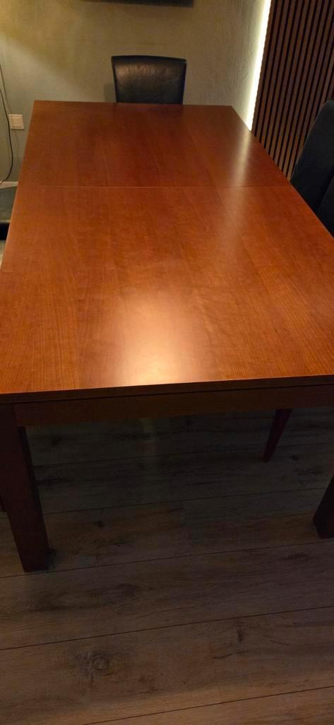 Houten Eettafel met 8 Stoelen, Huis en Inrichting, Complete eetkamers, Gebruikt, 8 stoelen of meer, Ophalen of Verzenden