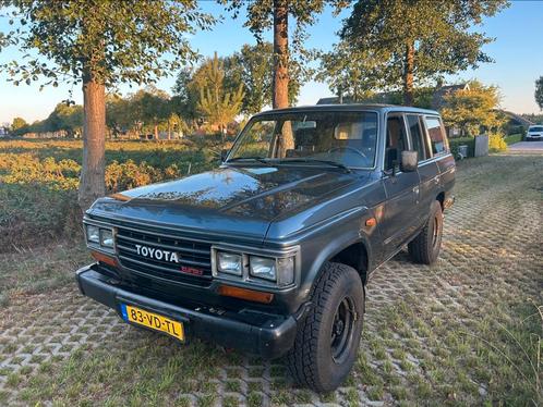 Toyota Land Cruiser 4.0 TURBO 1988 grijs kenteken, Auto's, Toyota, Particulier, 4x4, Trekhaak, Diesel, Euro 1, Handgeschakeld