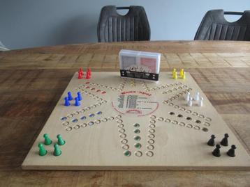 Keezbord Keez spel keezspel hout kompleet beschikbaar voor biedingen