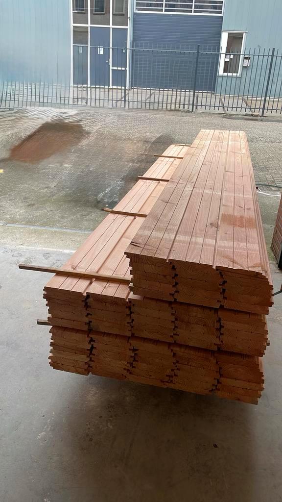 Nieuw Zweeds Rabat - €3/m, Doe-het-zelf en Verbouw, Hout en Planken, Nieuw, Plank, Overige houtsoorten, 300 cm of meer, 25 tot 50 mm