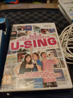Wii u-sing met microfoon karaoke, Muziek, Ophalen of Verzenden, Zo goed als nieuw, 3 spelers of meer