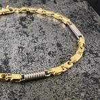 14 karaat gouden armband massief nieuw, Ophalen of Verzenden, Nieuw, Goud