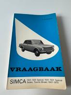 Simca 1301 en 1501 1967-1970 vraagbaak, Auto diversen, Handleidingen en Instructieboekjes, Ophalen of Verzenden