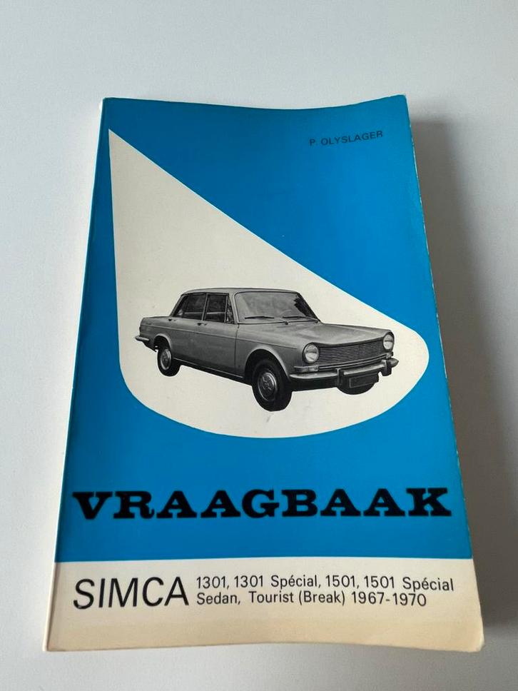 Simca 1301 en 1501 1967-1970 vraagbaak, Auto diversen, Handleidingen en Instructieboekjes, Ophalen of Verzenden