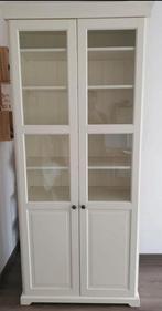 Nohlg in prima staat IKEA Liatorp vitrinekast in wit., Huis en Inrichting, Kasten | Vitrinekasten, Ophalen, Zo goed als nieuw