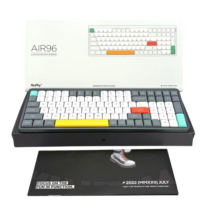 NuPhy Air96 Low Profile Mechanical Keyboard (Aloe Switch, Sp, Computers en Software, Toetsenborden, Zo goed als nieuw