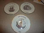 3 oude schotels wandborden eindhoven asten, Antiek en Kunst, Curiosa en Brocante, Ophalen of Verzenden