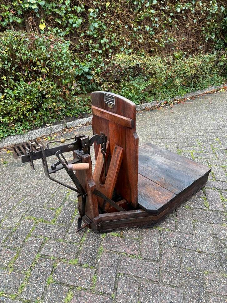 Antieke Weegschaal Fa.D. Halk & Zoon Rotterdam, Antiek en Kunst, Antiek | Overige Antiek, Ophalen