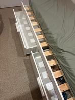 Ikea Brimnes bed wit, Huis en Inrichting, Slaapkamer | Bedden, Ophalen, Gebruikt, 90 cm, Eenpersoons
