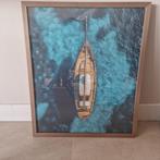 Riviera maison wall art schilderij zeilboot, Ophalen of Verzenden, Zo goed als nieuw, Schilderij, Minder dan 50 cm