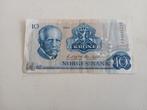 Noorse kronen bankbiljet 10 kronen, Ophalen of Verzenden, Overige landen, Los biljet