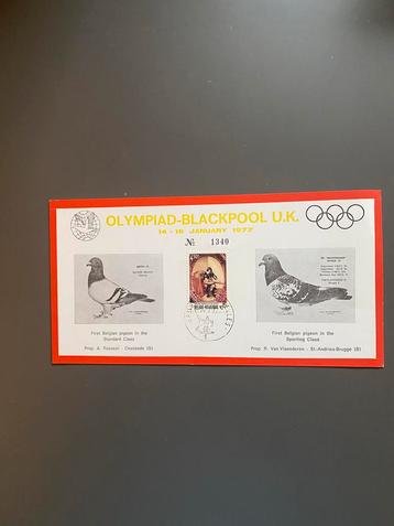België Olympiade Blackpool 1977 - Duiven - beschikbaar voor biedingen