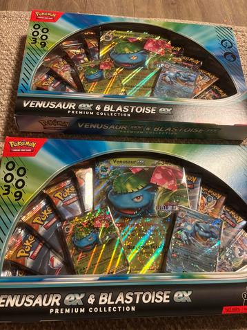 Nieuwe Venusaur & Blastoise ex Premium Collection beschikbaar voor biedingen