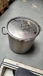 Kookpan+deksel 50l, Nieuw, Rvs, Keramische plaat, Ophalen