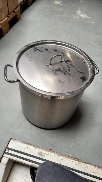 Kookpan+deksel 50l beschikbaar voor biedingen