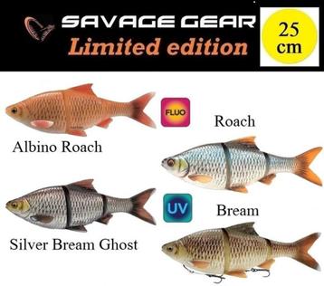 NEW Savage Gear 4D Line Thru Roach 25 cm in 10 varianten