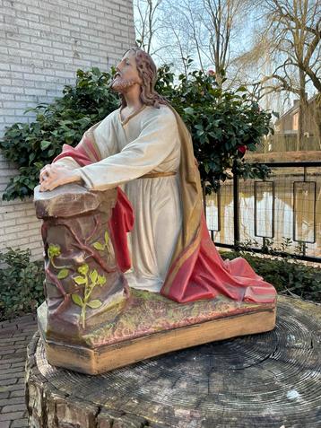 Zeldzaam heiligenbeeld ❤️ jezus in de Tuin van Getsemane beschikbaar voor biedingen