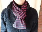 Bretonse sjaal blauw rood gestreept, Ophalen of Verzenden, Zo goed als nieuw, Sjaal
