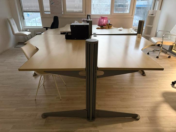 IKEA Bureau / Werktafel voor 4 personen, Huis en Inrichting, Bureaus, Gebruikt, Bureau, Ophalen of Verzenden