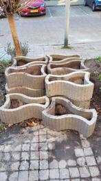 Betonnen bloembakken/ stapelblokken, Ophalen, Tuin, Gebruikt, Minder dan 30 cm