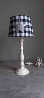 Moepa tafel lamp. Blauw/wit met ster, Ophalen of Verzenden, Zo goed als nieuw, Hout, Minder dan 50 cm