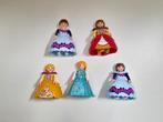 Playmobil 5 prinsessen in jurk, Ophalen of Verzenden, Zo goed als nieuw