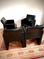 Poltrona Frau eetkamerstoelen, Huis en Inrichting, Stoelen, Ophalen, Zwart, Leer, Zo goed als nieuw