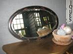 Oude Ovale Spiegel, Antiek en Kunst, Antiek | Spiegels, Ophalen, Ovaal, 50 tot 100 cm, Minder dan 100 cm